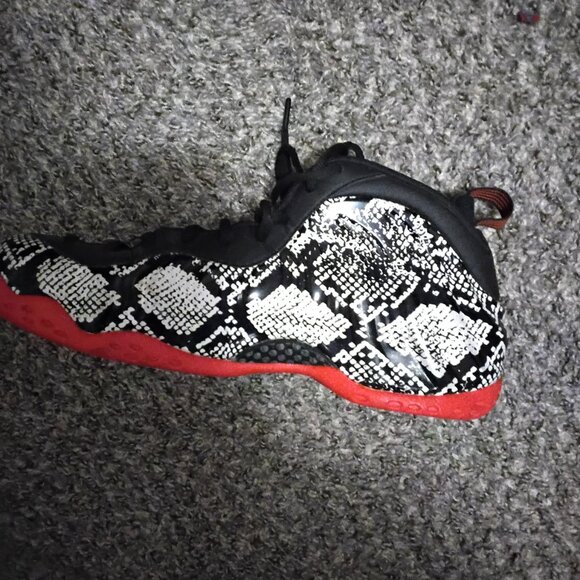 Nike Air snakeskin Foamposite-used size 16 - Picture 5 of 5